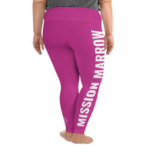 Load image into Gallery viewer, WOMEN PLUS SIZE LEGGINGS PINK