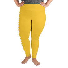 Load image into Gallery viewer, WOMEN PLUS SIZE LEGGINGS YELLOW