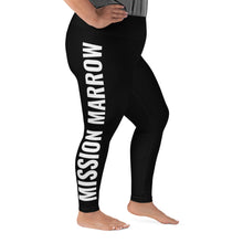 Load image into Gallery viewer, WOMEN PLUS SIZE LEGGINGS BLACK