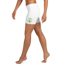 Load image into Gallery viewer, WOMEN BIKER SHORTS WHITE