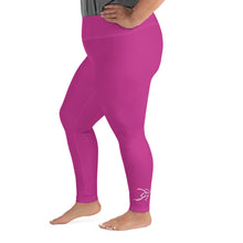 Load image into Gallery viewer, WOMEN PLUS SIZE LEGGINGS PINK
