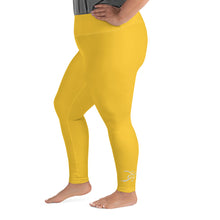 Load image into Gallery viewer, WOMEN PLUS SIZE LEGGINGS YELLOW
