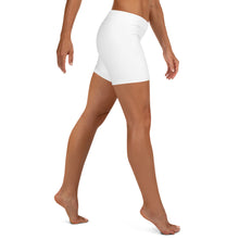 Load image into Gallery viewer, WOMEN BIKER SHORTS WHITE
